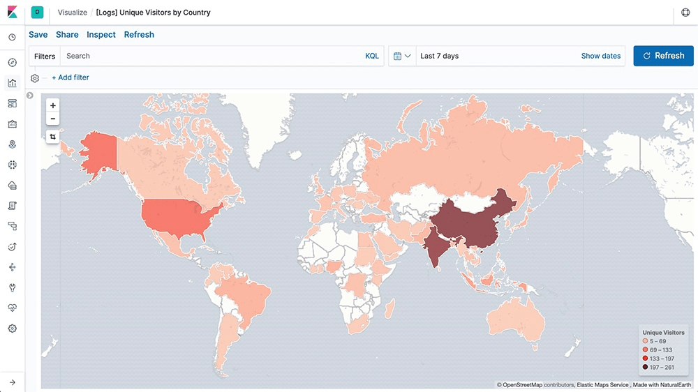 Geospatial data visualisation